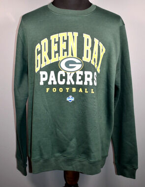 Green Bay Packers Licensed Scouting Combine Sweatshirt XL NFL Team Apparel NEW